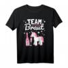 JGA Shirt Team Braut Junggellinnen-Abschied Einhorn Hochzeit – Witziges Party-Outfit für den Junggesellinnenabschied und die Brautfeier mit pinker Sektflasche