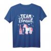 JGA Shirt Team Braut Junggellinnen-Abschied Einhorn Hochzeit – Witziges Party-Outfit für den Junggesellinnenabschied und die Brautfeier mit pinker Sektflasche