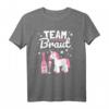 JGA Shirt Team Braut Junggellinnen-Abschied Einhorn Hochzeit – Witziges Party-Outfit für den Junggesellinnenabschied und die Brautfeier mit pinker Sektflasche