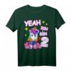 Geburtstagsshirt für 2 Jahre Mädchen - Einhorn T-Shirt als tolles Geschenk zum Geburtstag und Weihnachten