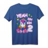 Geburtstagsshirt für 2 Jahre Mädchen - Einhorn T-Shirt als tolles Geschenk zum Geburtstag und Weihnachten