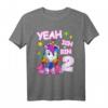 Geburtstagsshirt für 2 Jahre Mädchen - Einhorn T-Shirt als tolles Geschenk zum Geburtstag und Weihnachten