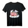 Schwein Einhorn Piggycorn Liebhaber Bauernhof Regenbogen T-Shirt – Lustiges Tierdesign für Landwirte, Damen und Mädchen