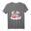 Schwein Einhorn Piggycorn Liebhaber Bauernhof Regenbogen T-Shirt – Lustiges Tierdesign für Landwirte, Damen und Mädchen