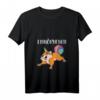 Einhorn und Eichhörnchen Geschenkidee – Lustiges Einhorn T-Shirt mit V-Ausschnitt für Kinder, Schulanfang & Abschluss