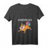 Einhorn und Eichhörnchen Geschenkidee – Lustiges Einhorn T-Shirt mit V-Ausschnitt für Kinder, Schulanfang & Abschluss