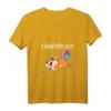 Einhorn und Eichhörnchen Geschenkidee – Lustiges Einhorn T-Shirt mit V-Ausschnitt für Kinder, Schulanfang & Abschluss