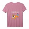 Einhorn und Eichhörnchen Geschenkidee – Lustiges Einhorn T-Shirt mit V-Ausschnitt für Kinder, Schulanfang & Abschluss