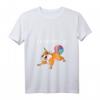 Einhorn und Eichhörnchen Geschenkidee – Lustiges Einhorn T-Shirt mit V-Ausschnitt für Kinder, Schulanfang & Abschluss
