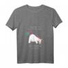 Damen Unicorn T-Shirt mit Spruch: Riechst du den Furz, ist der Abstand zu Kurz - Lustiges Geschenk für Einhorn-Liebhaber & Humorvolle