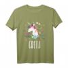 Kinder Einhorn Pferd T-Shirt mit Name Greta – Perfektes Mädchen Geschenk für Einhorn- und Pony-Liebhaber