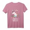 Kinder Einhorn Pferd T-Shirt mit Name Greta – Perfektes Mädchen Geschenk für Einhorn- und Pony-Liebhaber