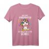 Kinder Schulanfang T-Shirt mit Einhorn Motiv 2022 – Witziges Einschulungsgeschenk für Jungen und Mädchen