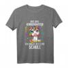 Kinder Schulanfang T-Shirt mit Einhorn Motiv 2022 – Witziges Einschulungsgeschenk für Jungen und Mädchen