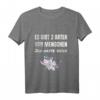 Es Gibt Zwei Arten Von Menschen Einhorn Sarkasmus Sprüche T-Shirt – Lustiges Geschenk für Humorvolle und Sarkasmus Fans