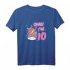 Süßes Einhorn T-Shirt zum 10. Geburtstag für Mädchen - Lustiges Geburtstagsgeschenk für Mädchen, Pferde- und Einhorn-Liebhaberinnen