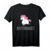 Zu Fett Für Ballett Lustiges Einhorn Tänzerin T-Shirt – Originelles Geschenk für dicke Tänzerinnen & Tänzer, perfekt zu Weihnachten & Geburtstag