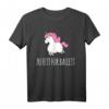 Zu Fett Für Ballett Lustiges Einhorn Tänzerin T-Shirt – Originelles Geschenk für dicke Tänzerinnen & Tänzer, perfekt zu Weihnachten & Geburtstag