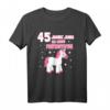 45. Geburtstag Geschenk Einhorn Spruch T-Shirt – Lustiges und cooles Geschenk für Einhorn-Fans zum 45. Geburtstag