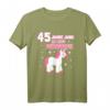 45. Geburtstag Geschenk Einhorn Spruch T-Shirt – Lustiges und cooles Geschenk für Einhorn-Fans zum 45. Geburtstag