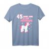 45. Geburtstag Geschenk Einhorn Spruch T-Shirt – Lustiges und cooles Geschenk für Einhorn-Fans zum 45. Geburtstag