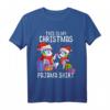 Einhorn Weihnachts T-Shirt für Kinder – Süßes Motiv mit Mütze & Weihnachtsmann, Perfektes Geschenk für Einhorn-Liebhaber & Familie