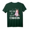 Mir egal ich bin ein Einhorn T-Shirt - Lustiges, bequemes Alltags-Shirt mit Einhorn-Motiv für Damen und Herren