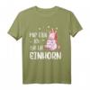 Mir egal ich bin ein Einhorn T-Shirt - Lustiges, bequemes Alltags-Shirt mit Einhorn-Motiv für Damen und Herren