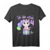 Kinder Einhorn 4. Geburtstag Mädchen T-Shirt - Perfektes Geschenk für 4-jährige Geburtstagskinder und Einhorn-Fans