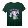 Kinder Einhorn 4. Geburtstag Mädchen T-Shirt - Perfektes Geschenk für 4-jährige Geburtstagskinder und Einhorn-Fans
