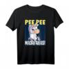Pew Pew Madafakas Einhorn Pee Pee T-Shirt – Lustiges Einhorn Accessoire im Madfakas Crazy Cat Stil für Erwachsene