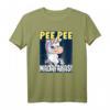 Pew Pew Madafakas Einhorn Pee Pee T-Shirt – Lustiges Einhorn Accessoire im Madfakas Crazy Cat Stil für Erwachsene
