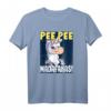 Pew Pew Madafakas Einhorn Pee Pee T-Shirt – Lustiges Einhorn Accessoire im Madfakas Crazy Cat Stil für Erwachsene