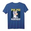 Pew Pew Madafakas Einhorn Pee Pee T-Shirt – Lustiges Einhorn Accessoire im Madfakas Crazy Cat Stil für Erwachsene