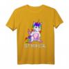 Einhorn T-Shirt Damen mit Mittelfinger - Lustiges Teenager Geschenk für Geburtstag & Weihnachten