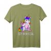 Einhorn T-Shirt Damen mit Mittelfinger - Lustiges Teenager Geschenk für Geburtstag & Weihnachten