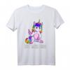 Einhorn T-Shirt Damen mit Mittelfinger - Lustiges Teenager Geschenk für Geburtstag & Weihnachten