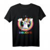 Kinder 10. Geburtstag Einhorn T-Shirt für Jungen & Mädchen - Lustiges Dab Unicorn Regenbogen Geburtstagsoutfit für Kinderfeier