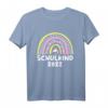Kinder Einschulung 2022 Mädchen Regenbogen Einhorn T-Shirt – Perfektes Geschenk für den Schulstart, Schulanfang & Vorschule
