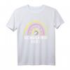 Kinder Einschulung 2022 Mädchen Regenbogen Einhorn T-Shirt – Perfektes Geschenk für den Schulstart, Schulanfang & Vorschule