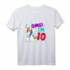 Einhorn T-Shirt zum 10. Geburtstag - Lustiges Geburtstags-Shirt für Mädchen, Einhorn Geschenk für 10-Jährige & Party-Outfit