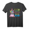 Ich hasse Menschen Einhorn mit Mundschutz - Lustiges T-Shirt für Zyniker, Sarkastiker und Humorliebhaber, perfektes Geschenk
