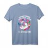 Peace Einhorn T-Shirt - Lustiges und trendiges Unicorn Shirt mit Friedensmotiv für Kinder und Teenager