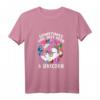Peace Einhorn T-Shirt - Lustiges und trendiges Unicorn Shirt mit Friedensmotiv für Kinder und Teenager