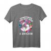 Peace Einhorn T-Shirt - Lustiges und trendiges Unicorn Shirt mit Friedensmotiv für Kinder und Teenager