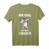 Mir egal ich bin ein Einhorn T-Shirt – Lustiges Einhorn Outfit für Damen, Kinder & Erwachsene inklusive Haarreif & Kuscheltier