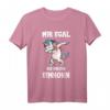 Mir egal ich bin ein Einhorn T-Shirt – Lustiges Einhorn Outfit für Damen, Kinder & Erwachsene inklusive Haarreif & Kuscheltier