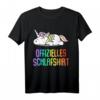 Offizielles Einhorn Regenbogen Schlafshirt & Pyjama – Lustiges Geschenk für Nachteulen, Langschläfer & Teenager, ideal zum Geburtstag