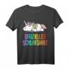 Offizielles Einhorn Regenbogen Schlafshirt & Pyjama – Lustiges Geschenk für Nachteulen, Langschläfer & Teenager, ideal zum Geburtstag
