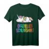 Offizielles Einhorn Regenbogen Schlafshirt & Pyjama – Lustiges Geschenk für Nachteulen, Langschläfer & Teenager, ideal zum Geburtstag